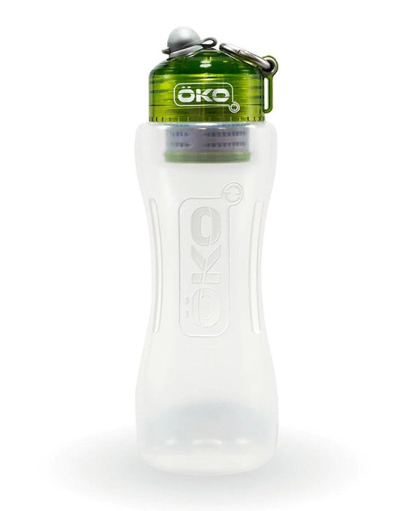 Gourde filtrante verte Öko - Vu de face