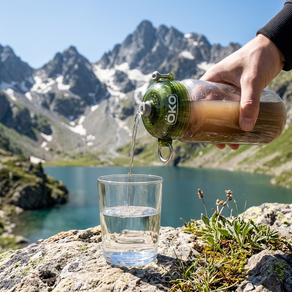 Pourquoi nous recommandons la gourde filtrante ÖKO aux randonneurs