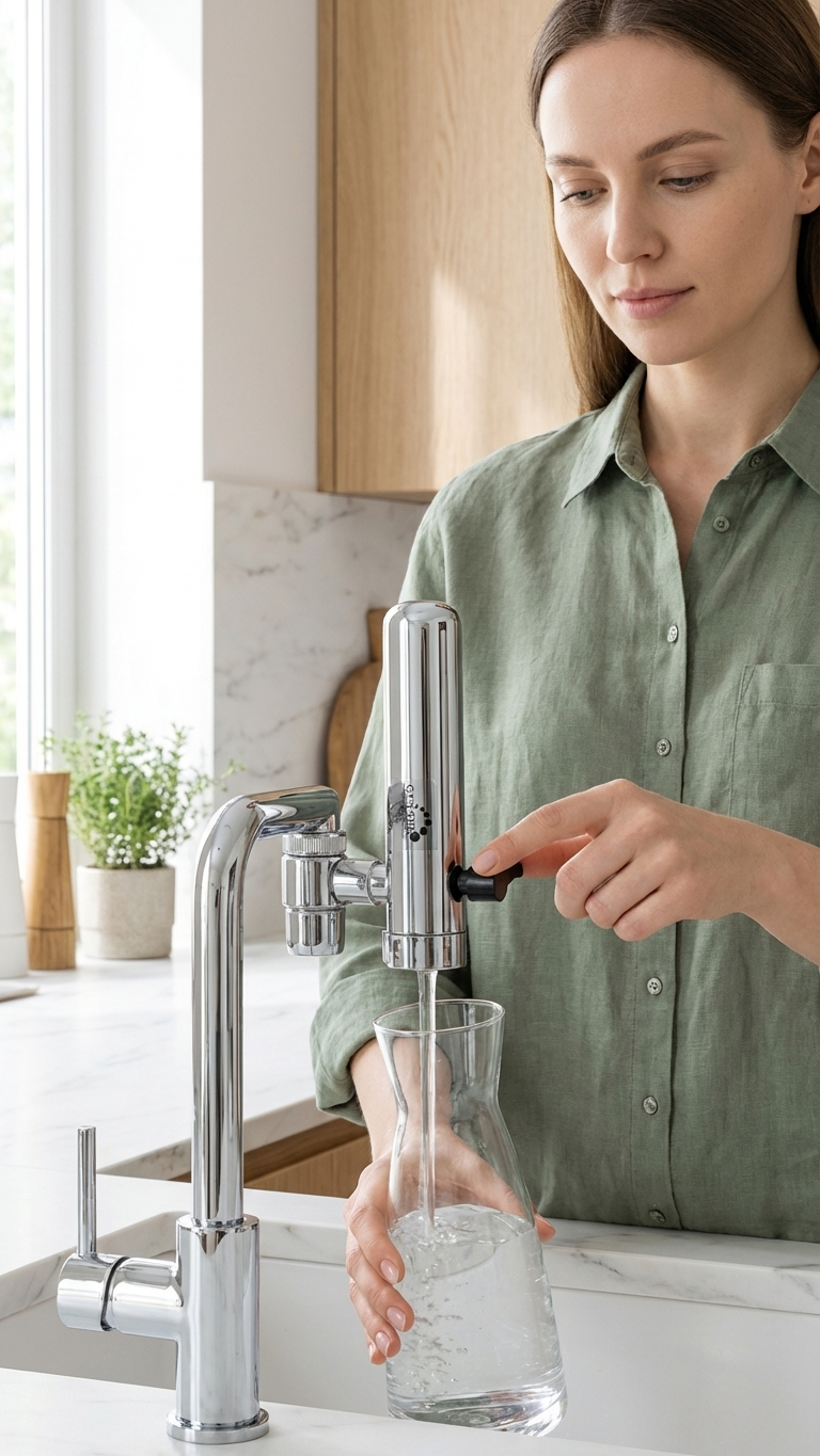 Pourquoi mon eau du robinet a un goût de chlore (et comment l'atténuer) ?