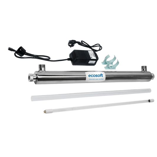Stérilisateur UV Ecosoft E-480 – Désinfection 1,8 m³/h appartements et maisons