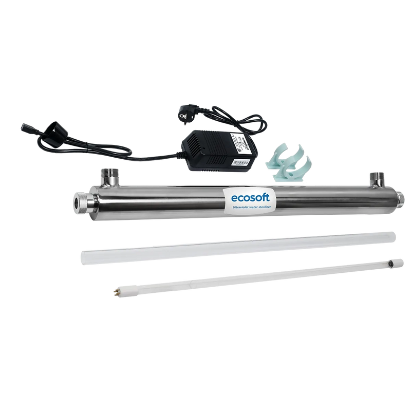 Stérilisateur UV Ecosoft E-480 – Désinfection 1,8 m³/h appartements et maisons