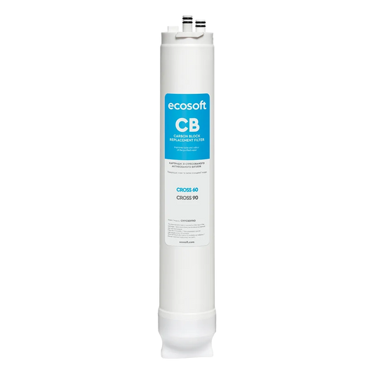 Post-filtre charbon actif Ecosoft CB pour osmoseurs CROSS 60 et CROSS 90