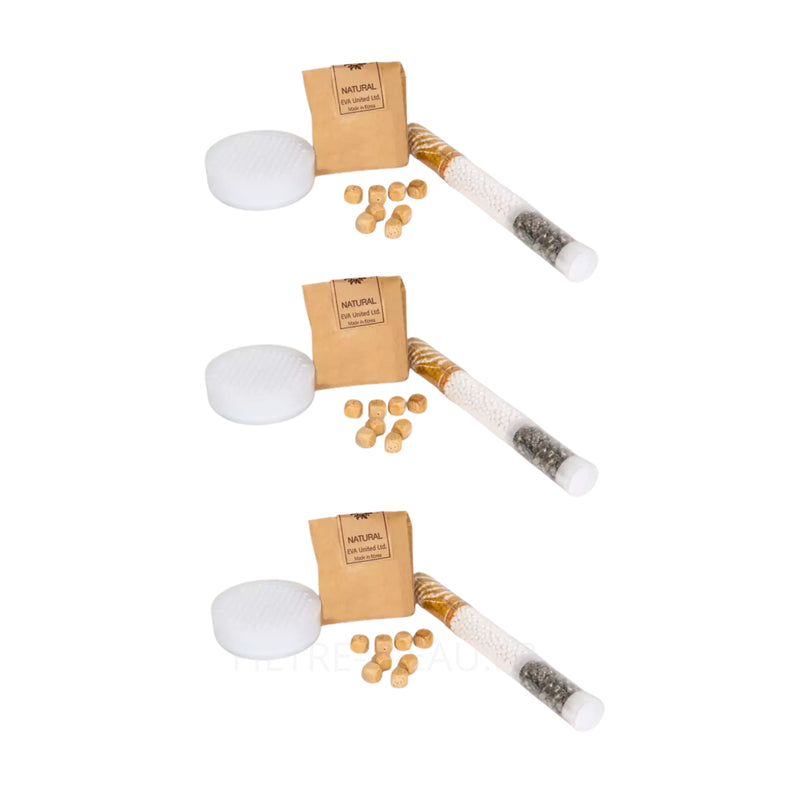 Lot 3 recharges pommeau de douche filtrant EVA