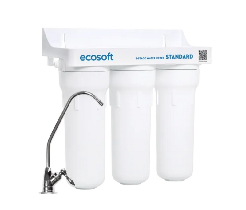 Filtre à eau Ecosoft Standard 3 étages sous évier