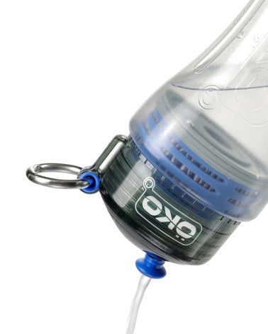 Gourde filtrante bleue Öko