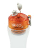 Gourde filtrante orange Öko - Vu de haut