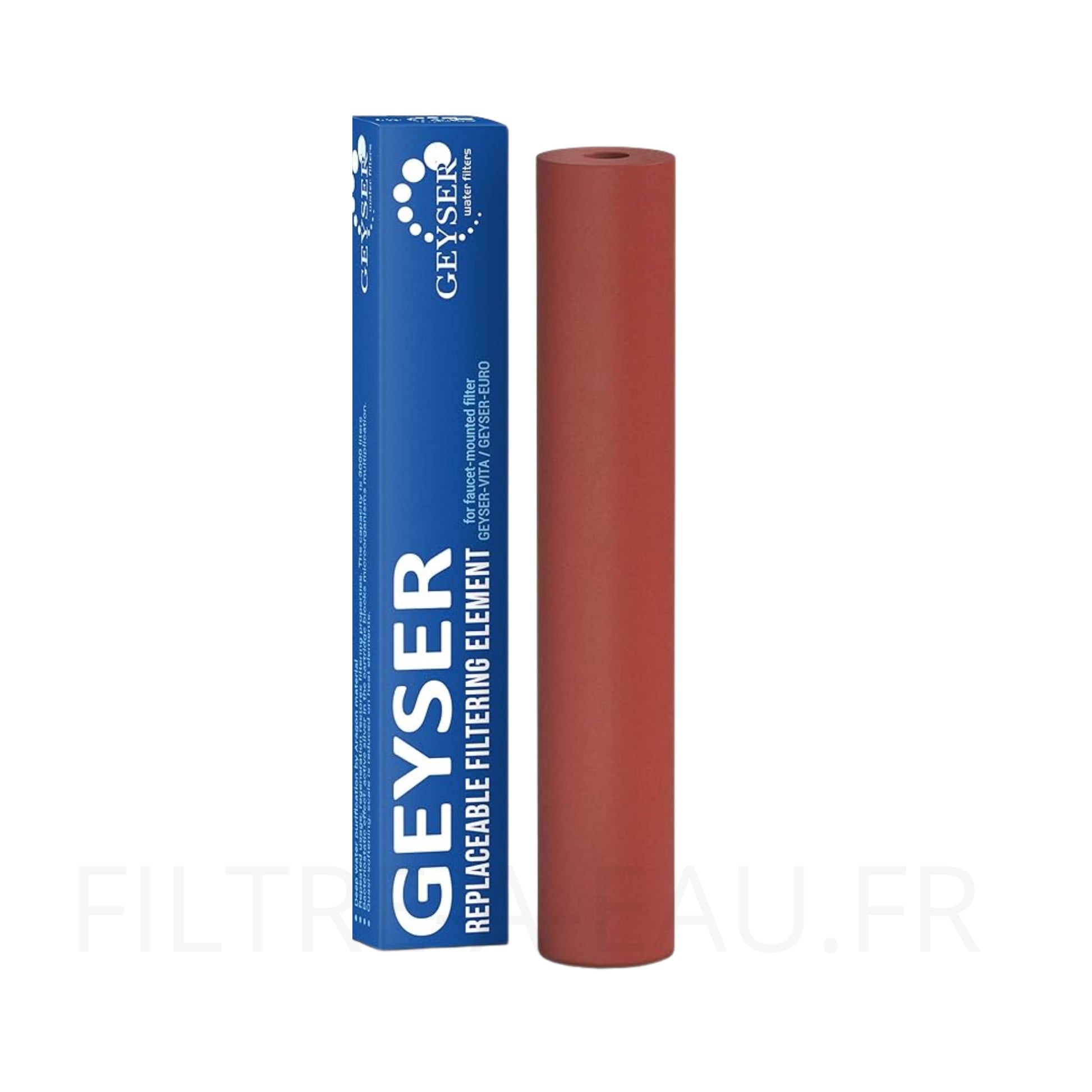 Cartouche filtrante pour purificateur d'eau sur robinet GEYSER-SR 