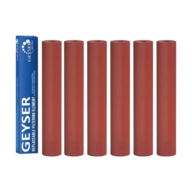 Cartouche Aragon pour filtre de robinet Geyser - Filtres par lot de 6